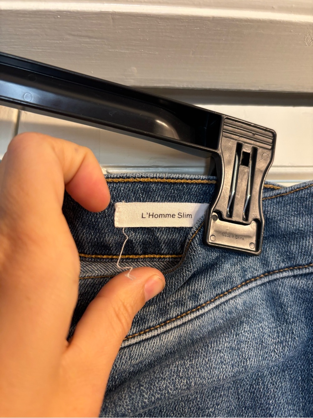 Frame denim Blue Slim Straight Jeans - Picture 5 of 6
